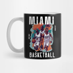 Miami heat basketball  vector graphic design Mug